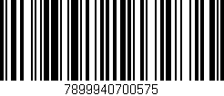 Código de barras (EAN, GTIN, SKU, ISBN): '7899940700575'