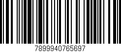 Código de barras (EAN, GTIN, SKU, ISBN): '7899940765697'