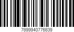 Código de barras (EAN, GTIN, SKU, ISBN): '7899940776839'