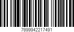 Código de barras (EAN, GTIN, SKU, ISBN): '7899942217491'