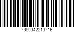 Código de barras (EAN, GTIN, SKU, ISBN): '7899942219716'