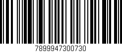 Código de barras (EAN, GTIN, SKU, ISBN): '7899947300730'