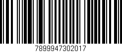 Código de barras (EAN, GTIN, SKU, ISBN): '7899947302017'
