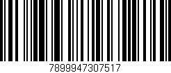 Código de barras (EAN, GTIN, SKU, ISBN): '7899947307517'