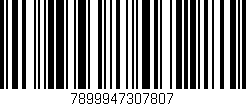 Código de barras (EAN, GTIN, SKU, ISBN): '7899947307807'