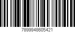 Código de barras (EAN, GTIN, SKU, ISBN): '7899948605421'