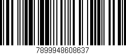 Código de barras (EAN, GTIN, SKU, ISBN): '7899948608637'