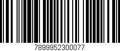 Código de barras (EAN, GTIN, SKU, ISBN): '7899952300077'