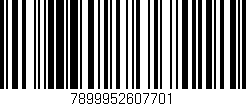 Código de barras (EAN, GTIN, SKU, ISBN): '7899952607701'
