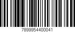 Código de barras (EAN, GTIN, SKU, ISBN): '7899954400041'