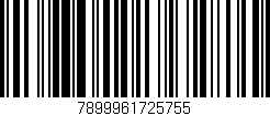 Código de barras (EAN, GTIN, SKU, ISBN): '7899961725755'