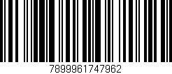 Código de barras (EAN, GTIN, SKU, ISBN): '7899961747962'