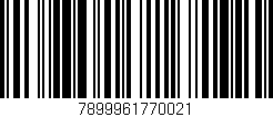 Código de barras (EAN, GTIN, SKU, ISBN): '7899961770021'