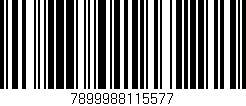 Código de barras (EAN, GTIN, SKU, ISBN): '7899988115577'
