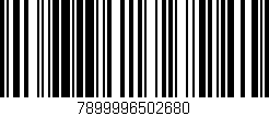 Código de barras (EAN, GTIN, SKU, ISBN): '7899996502680'