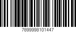 Código de barras (EAN, GTIN, SKU, ISBN): '7899998101447'