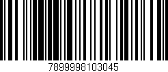 Código de barras (EAN, GTIN, SKU, ISBN): '7899998103045'