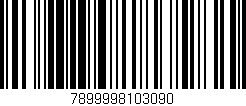 Código de barras (EAN, GTIN, SKU, ISBN): '7899998103090'