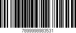 Código de barras (EAN, GTIN, SKU, ISBN): '7899998983531'