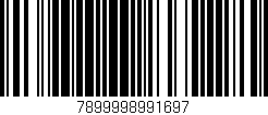 Código de barras (EAN, GTIN, SKU, ISBN): '7899998991697'