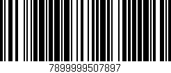 Código de barras (EAN, GTIN, SKU, ISBN): '7899999507897'