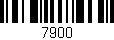 Código de barras (EAN, GTIN, SKU, ISBN): '7900'