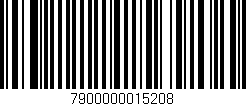 Código de barras (EAN, GTIN, SKU, ISBN): '7900000015208'