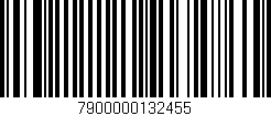 Código de barras (EAN, GTIN, SKU, ISBN): '7900000132455'