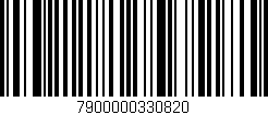 Código de barras (EAN, GTIN, SKU, ISBN): '7900000330820'