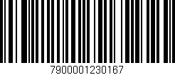 Código de barras (EAN, GTIN, SKU, ISBN): '7900001230167'