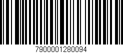 Código de barras (EAN, GTIN, SKU, ISBN): '7900001280094'