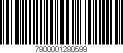 Código de barras (EAN, GTIN, SKU, ISBN): '7900001280599'