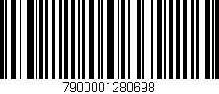 Código de barras (EAN, GTIN, SKU, ISBN): '7900001280698'