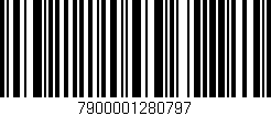 Código de barras (EAN, GTIN, SKU, ISBN): '7900001280797'
