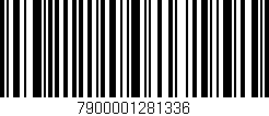 Código de barras (EAN, GTIN, SKU, ISBN): '7900001281336'