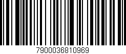 Código de barras (EAN, GTIN, SKU, ISBN): '7900036810969'