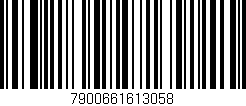 Código de barras (EAN, GTIN, SKU, ISBN): '7900661613058'