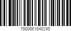 Código de barras (EAN, GTIN, SKU, ISBN): '7900661640245'