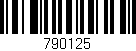 Código de barras (EAN, GTIN, SKU, ISBN): '790125'