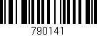 Código de barras (EAN, GTIN, SKU, ISBN): '790141'