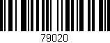 Código de barras (EAN, GTIN, SKU, ISBN): '79020'