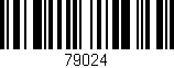Código de barras (EAN, GTIN, SKU, ISBN): '79024'