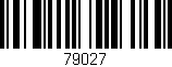 Código de barras (EAN, GTIN, SKU, ISBN): '79027'