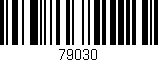 Código de barras (EAN, GTIN, SKU, ISBN): '79030'