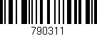 Código de barras (EAN, GTIN, SKU, ISBN): '790311'