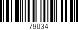 Código de barras (EAN, GTIN, SKU, ISBN): '79034'