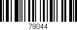 Código de barras (EAN, GTIN, SKU, ISBN): '79044'