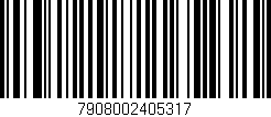 Código de barras (EAN, GTIN, SKU, ISBN): '7908002405317'