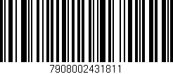 Código de barras (EAN, GTIN, SKU, ISBN): '7908002431811'
