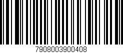 Código de barras (EAN, GTIN, SKU, ISBN): '7908003900408'